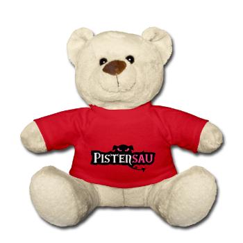 pistensau - Teddy - Rot - Vorne