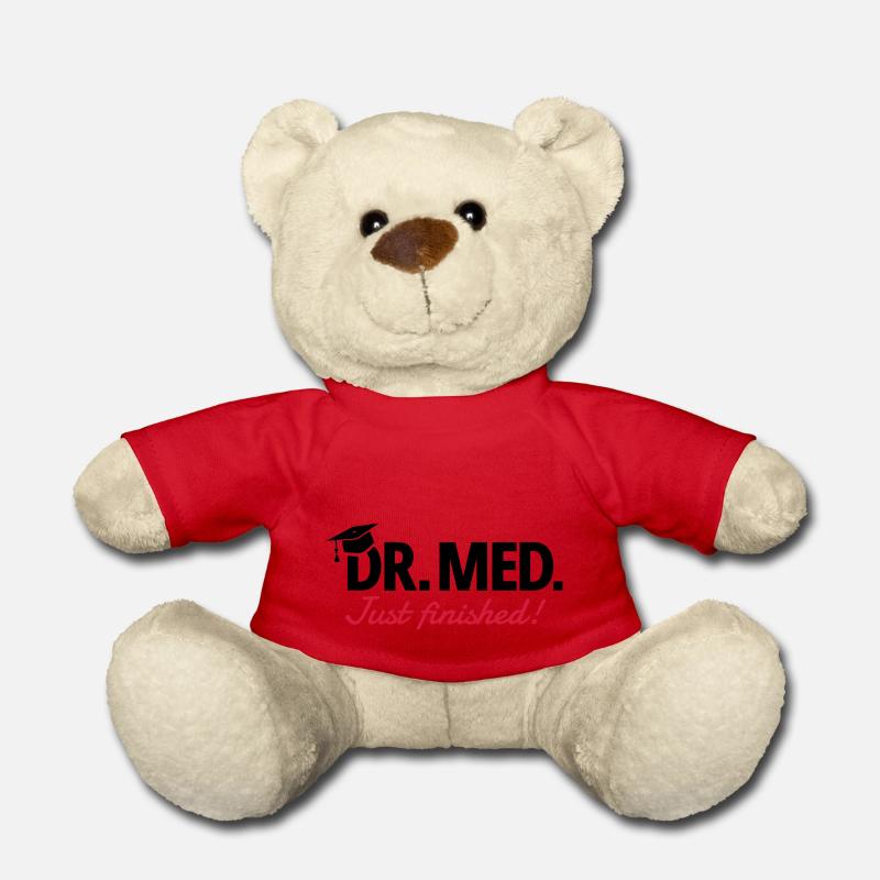 Médecin - Nounours - rouge