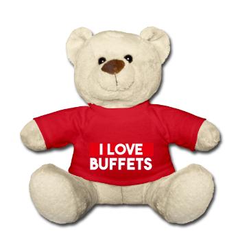 I Love Buffets - Teddy - Rot - Vorne