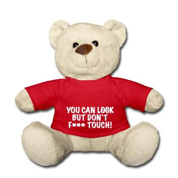 Restez fort Citation positive Mignon Amour Positivité - Nounours - rouge - Devant