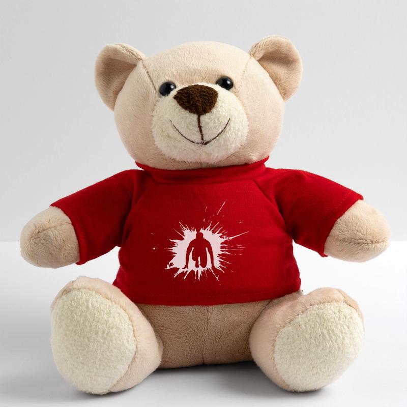 Blob de couleur en cours d'exécution blanc Nounours