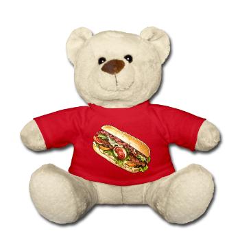 Dönertasche - Teddy - Rot - Vorne