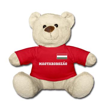 Hungary Jersey Look – MAGYARORSZÁG - Flag Flag - Teddy Bear - red - Front