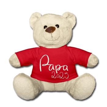Dad 2025 - Teddy Bear - red - Front
