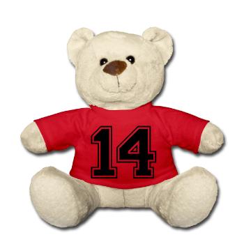 14 - Nounours - rouge - Devant