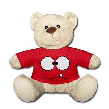 monstre - Nounours - rouge - Devant