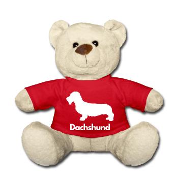 Dachshund, Dackel, Teckel, Rauhaardackel - Teddy - Rot - Vorne
