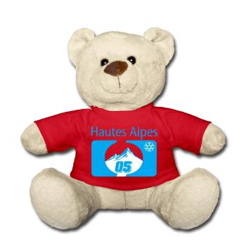 Berge und Schneeflocken Winter Hochalpen - Teddy - Rot - Vorne