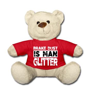 Car Mechanic Cool Baseball Sweatshirt Gift - Teddy Bear - red - Front