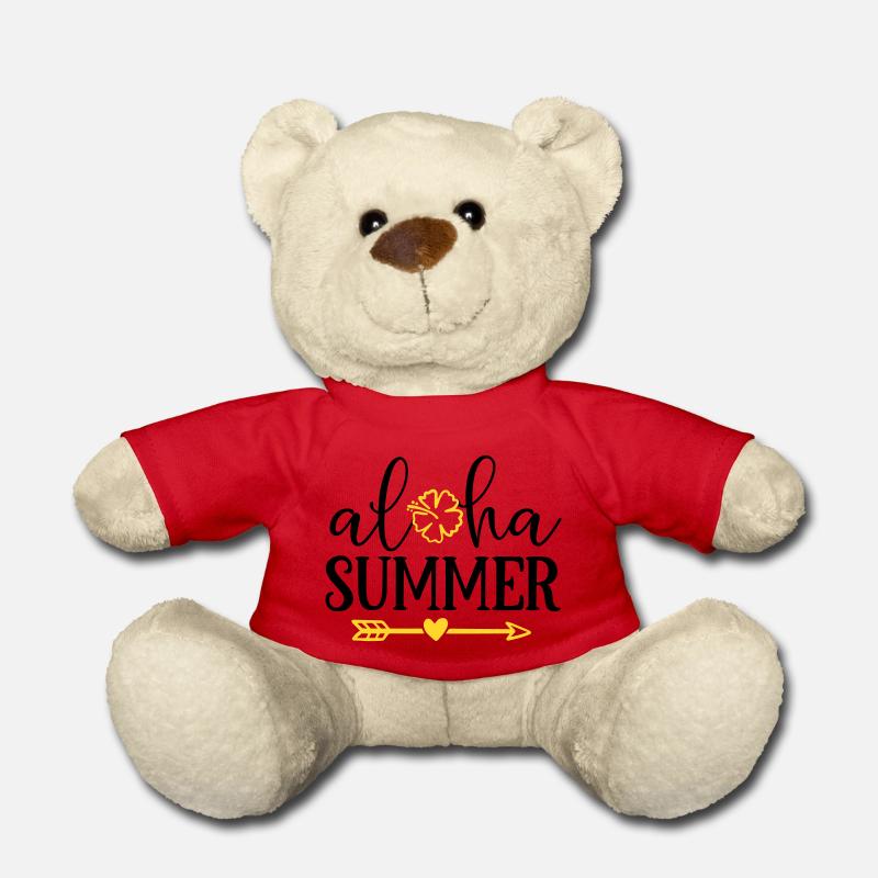 aloha summer - Teddy Bear - red