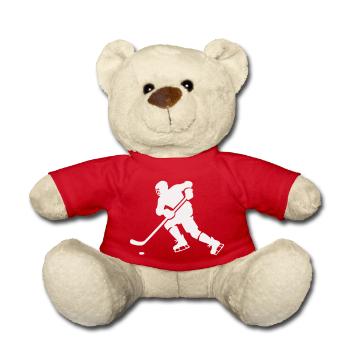 hockey - Nounours - rouge - Devant