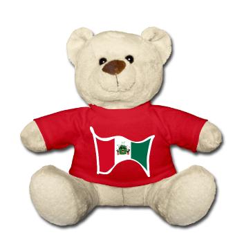 Mexiko lustg mit Flagge - Teddy - Rot - Vorne