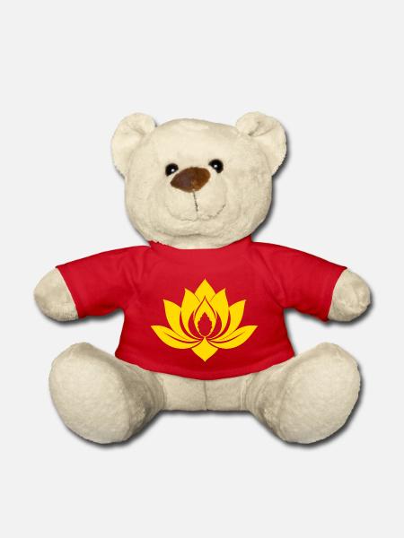 Gelber Lotus - Teddy - Rot
