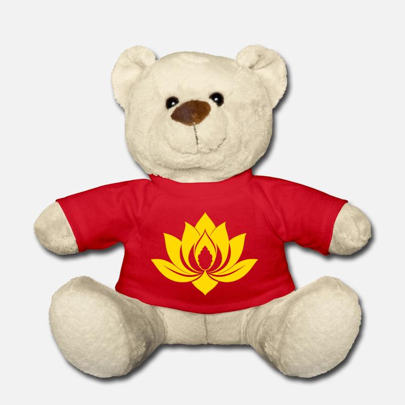 Gelber Lotus - Teddy - Rot