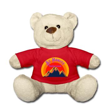 Saint-Moritz - Nounours - rouge - Devant