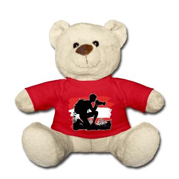 Austria Flag Photographer - Teddy Bear - red - Front