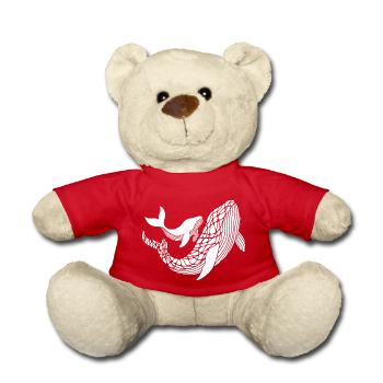 Walfamilie In weiss - Teddy - Rot - Vorne