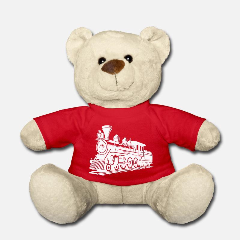 lokomotive zug - Teddy - Rot