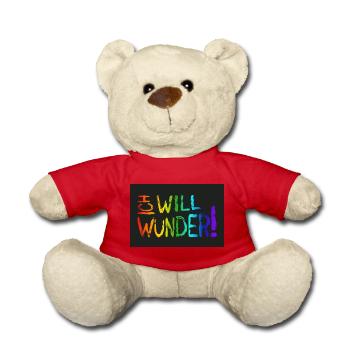 Ich will Wunder Poster - Teddy - Rot - Vorne