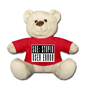 hacking code hacking coding coding computer quote - Teddy Bear - red - Front
