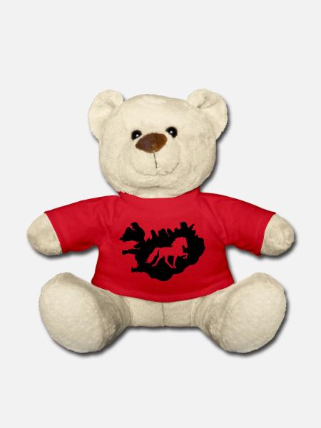 Tölter Island - Teddy Bear - red