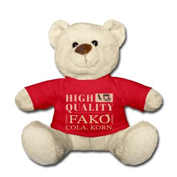 Born For Korn Spruch Landwirt Biertrinker Fako - Teddy - Rot - Vorne
