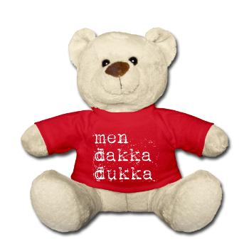 Hommes dakka dukka - Nounours - rouge - Devant