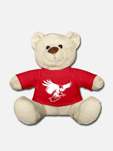 Eagle - Teddy Bear - red
