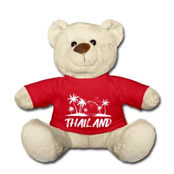 Thaïlande - Nounours - rouge - Devant