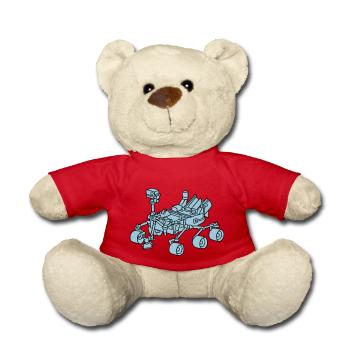 Curiosity Marsrover 2 - Teddy - Rot - Vorne