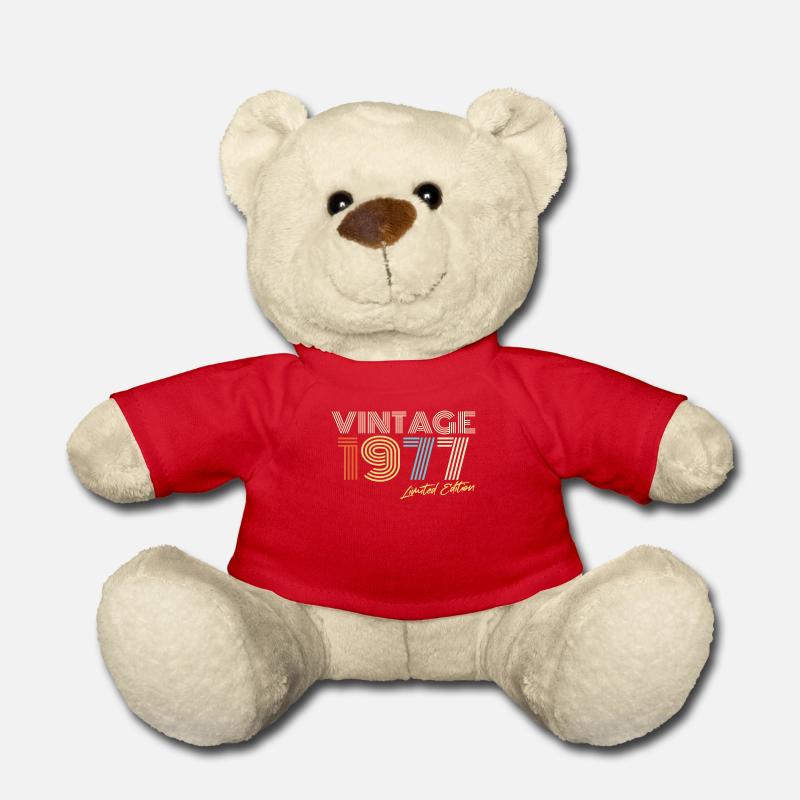 Vintage 1977 - Nounours - rouge