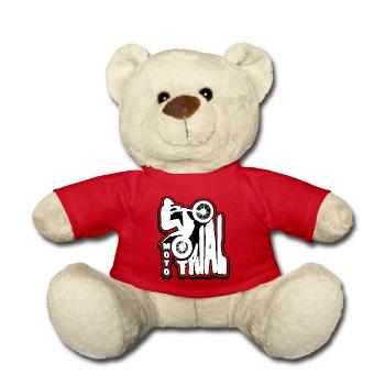 Riders of Moto Trial - Teddy Bear - red - Front