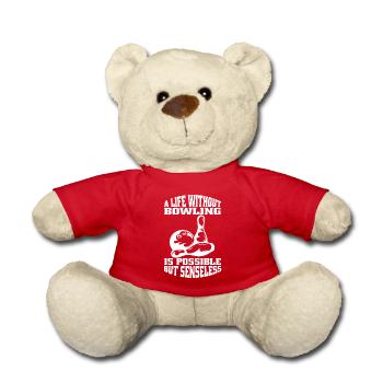 Bowling Bowling Bowler Bowling Club Bowling Club - Nounours - rouge - Devant