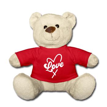 Liebe - Teddy - Rot - Vorne