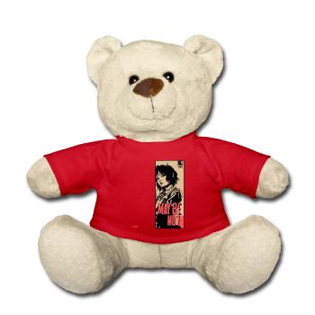 Anime Poster Girl, peut-être pas - Nounours - rouge - Devant