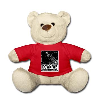 Abwärts geht es: Downhill mountain bike - Teddy - Rot - Vorne