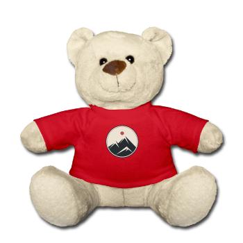 Nature simple et minimaliste - Nounours - rouge - Devant