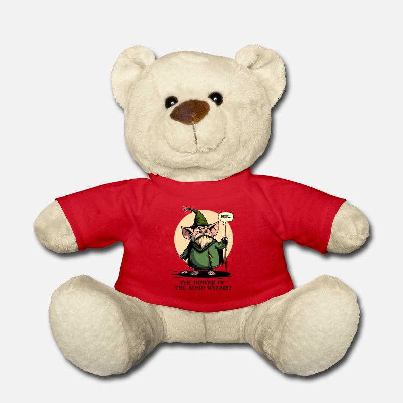 Die Macht des ADHS-Zauberers - Teddy - Rot
