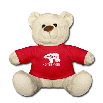 Ich kann mich früh zurückhalten Verzweifelt Lustig Niedlich - Teddy - Rot - Vorne