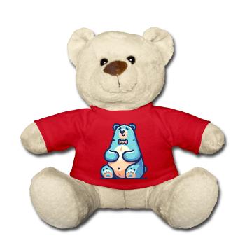 Cool Ice Bear - Teddy Bear - red - Front