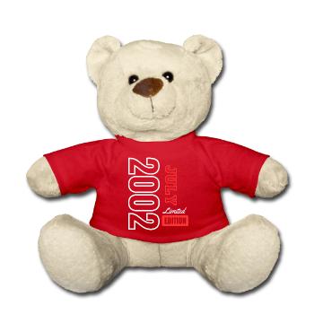 Anniversary Gift - Limited Edition July 2002 - Teddy Bear - red - Front