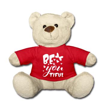 SOYEZ VOUS-MÊME - BELLE - soyez vous-même - vous êtes grand - Nounours - rouge - Devant