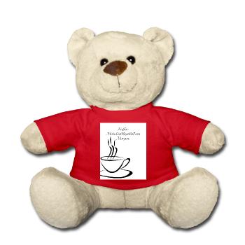 Kaffee Mein Lieblingsheld am Morgen - Teddy - Rot - Vorne