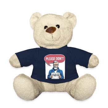Silent and introverted - Teddy Bear - french navy - Front