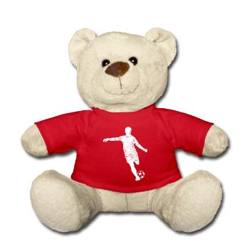 Fußball - Teddy - Rot - Vorne