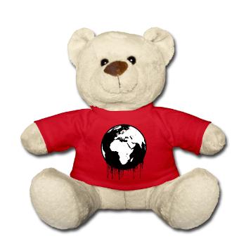 humorous t-shirt, men's gift, women's, humorous - Teddy Bear - red - Front