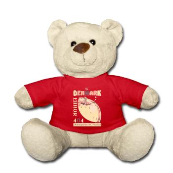 Denmark Shakespeare xxo Festival funny quote - Teddy Bear - red - Front
