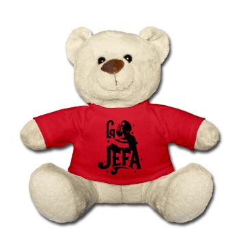 La Jefa Funny Spanish Quote for Strong Mexican Wom - Teddy Bear - red - Front