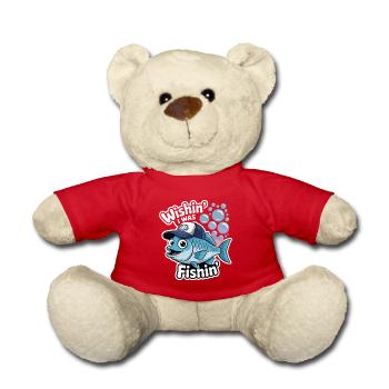 FISH, WISHIN J’ÉTAIS FISHIN - Nounours - rouge - Devant
