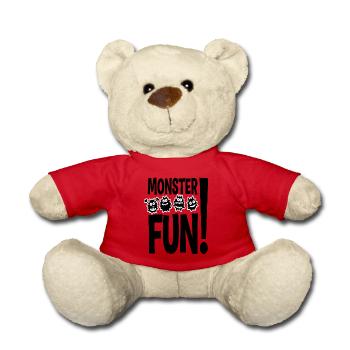 Monster Fun - Teddy - Rot - Vorne